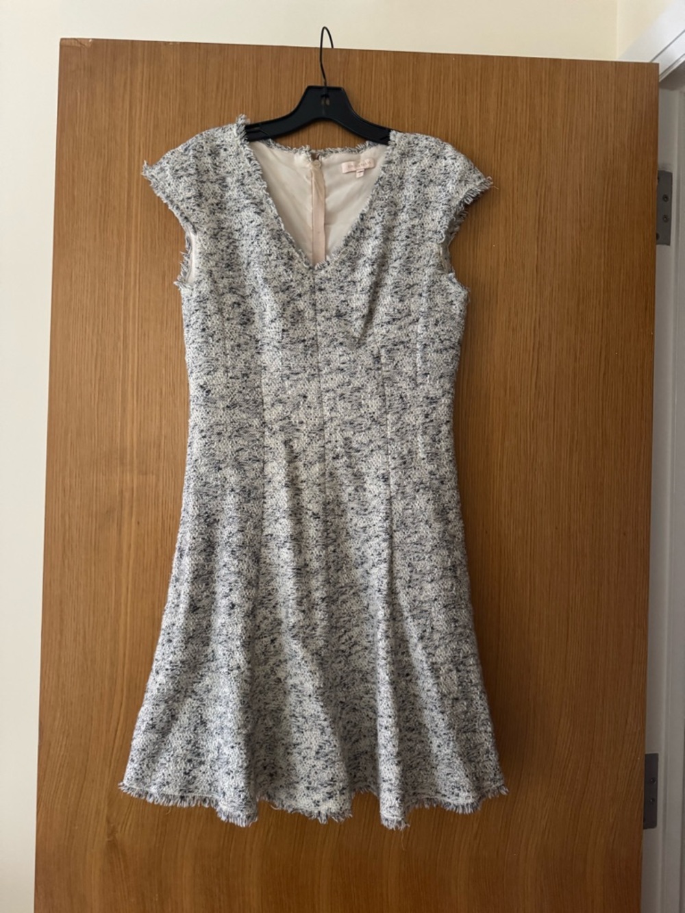 Rebecca Taylor Textured Gray Mini Dress